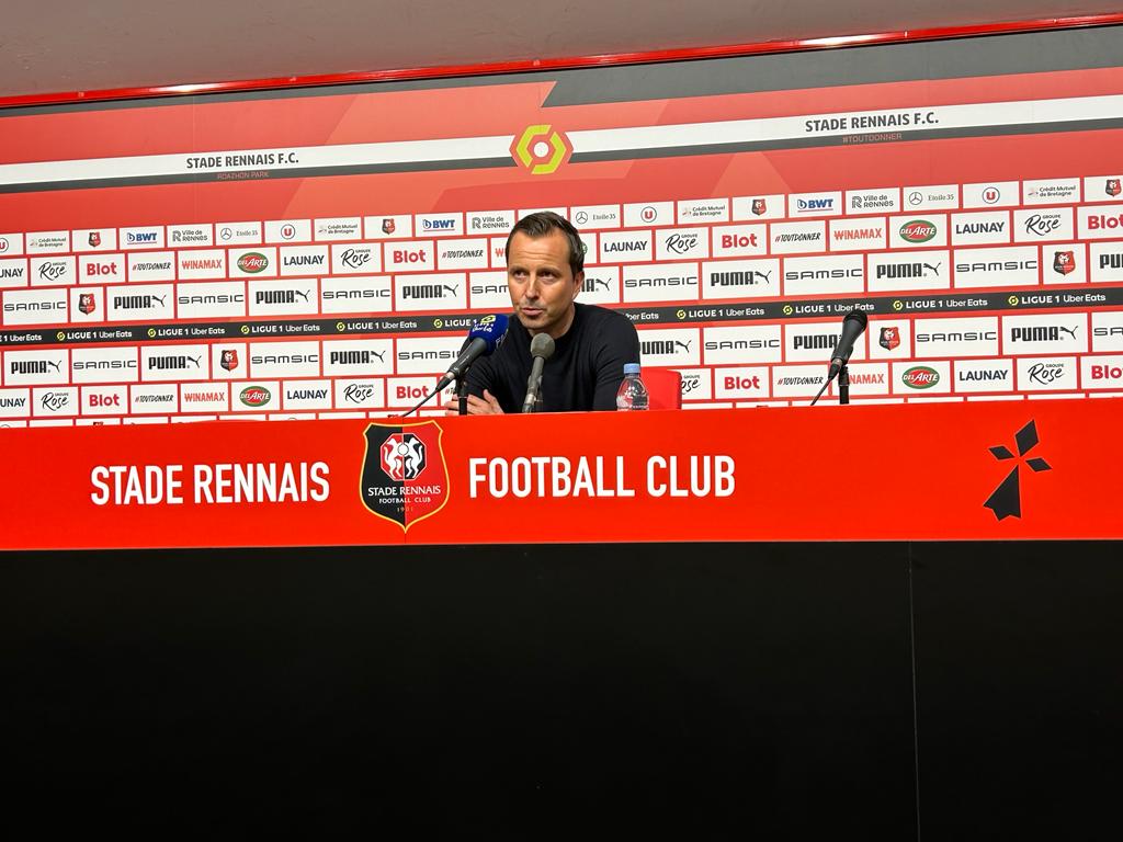 Stade Rennais-Reims: Julien Stéphan discusses the work on offensive set pieces