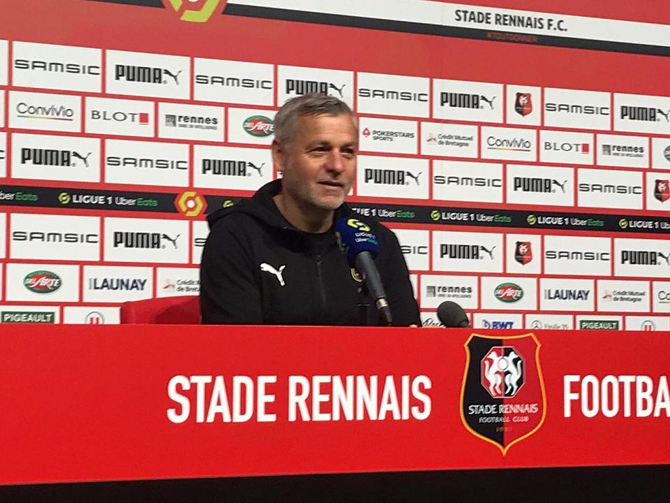 Saint-Etienne - Stade rennais / Genesio : « aucune inquiétude et aucun signe négatif sur l'état d'esprit du groupe »