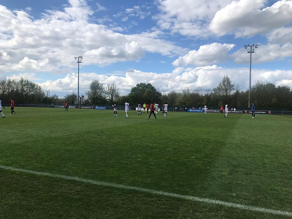 U19 : défaite à la dernière minute face à Guingamp