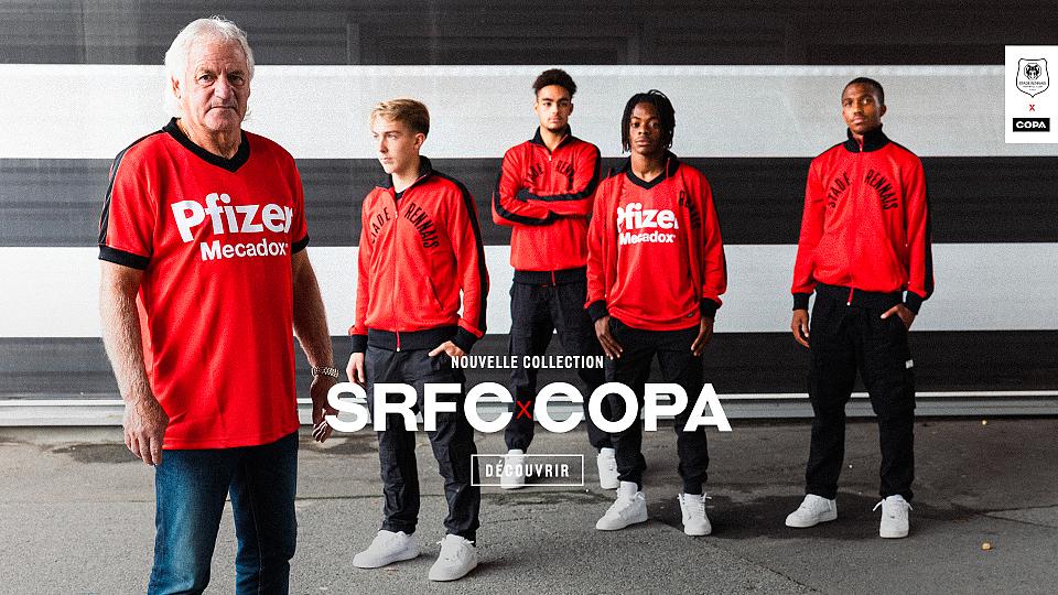 Boutique : le SRFC sort maillot et veste vintage ! 