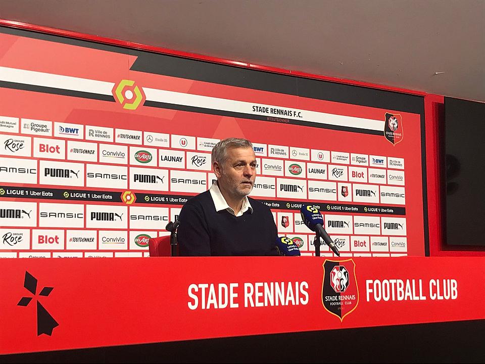 Stade rennais - Montpellier / Genesio : « Je prends beaucoup de plaisir à voir jouer mon équipe »