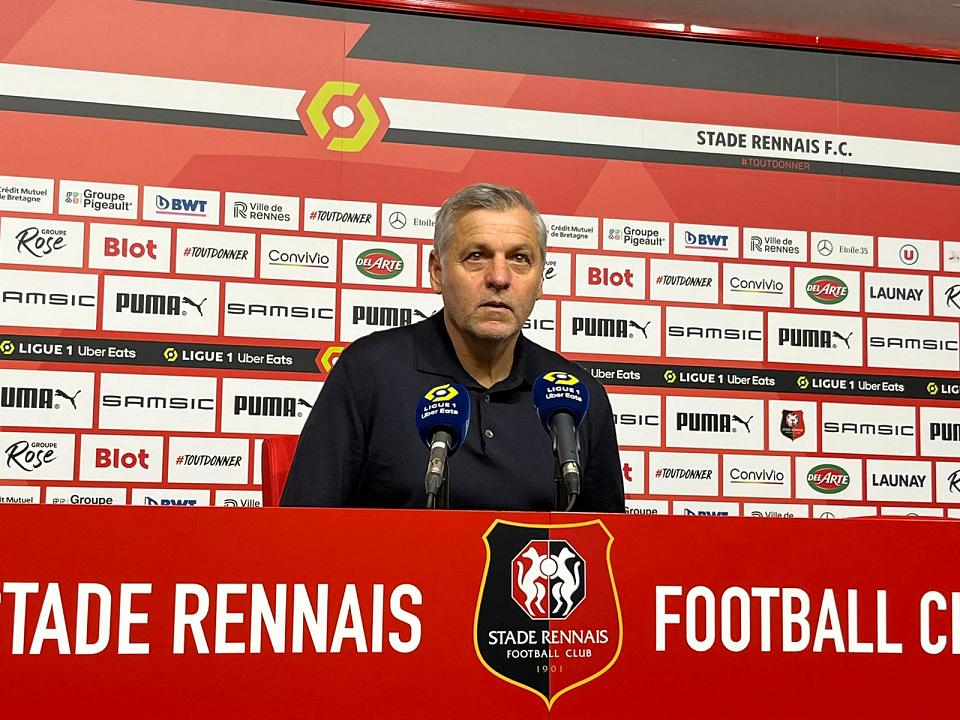 Stade rennais - Lille / Genesio : « Je n'ai rien à reprocher à mes joueurs »