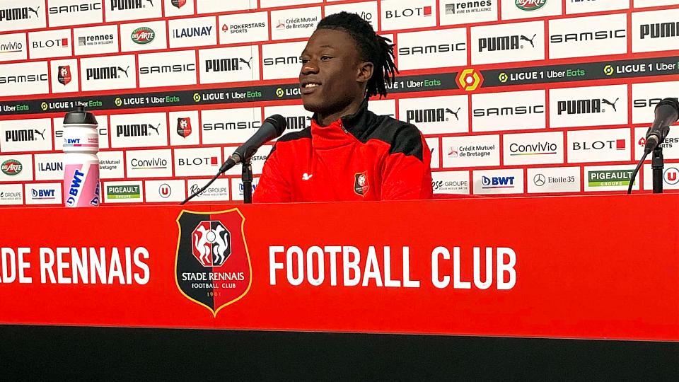 Eduardo Camavinga : « Le Stade rennais, c'est un club qui fait peur aujourd'hui en Ligue 1 »