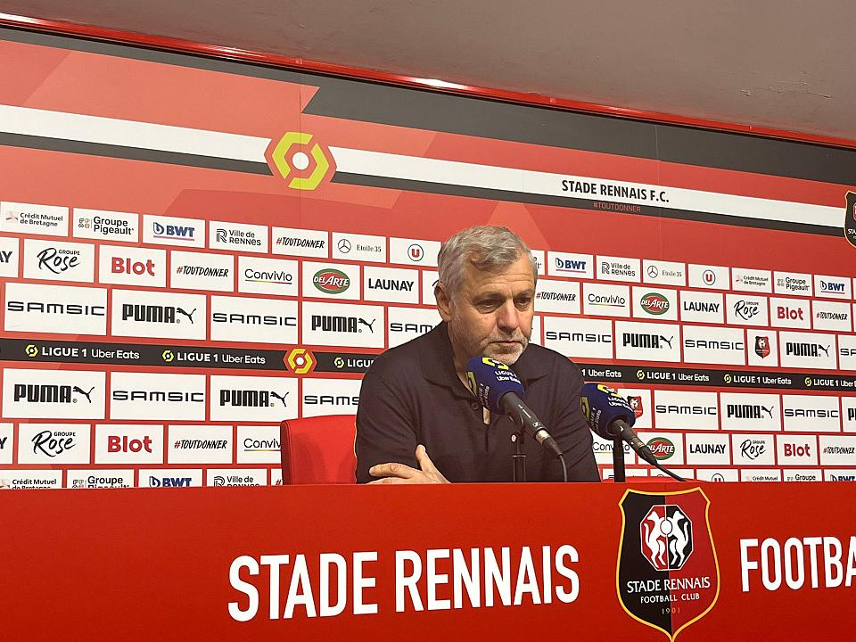 Stade rennais - Lens / Genesio : « On ne retrouve pas les automatismes qu'on a pu voir par le passé »