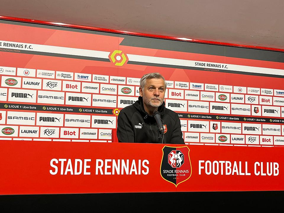 Stade rennais - Reims / Genesio : « Ne pas se fragiliser au moindre petit évènement contraire »