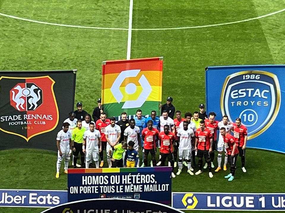 Stade rennais - Troyes : Une journée de lutte contre l'homophobie contrastée