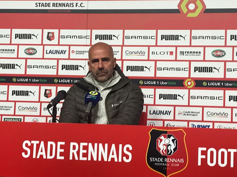 Stade rennais - OL / Bosz : « A la mi-temps ça pouvait faire 4-0 »