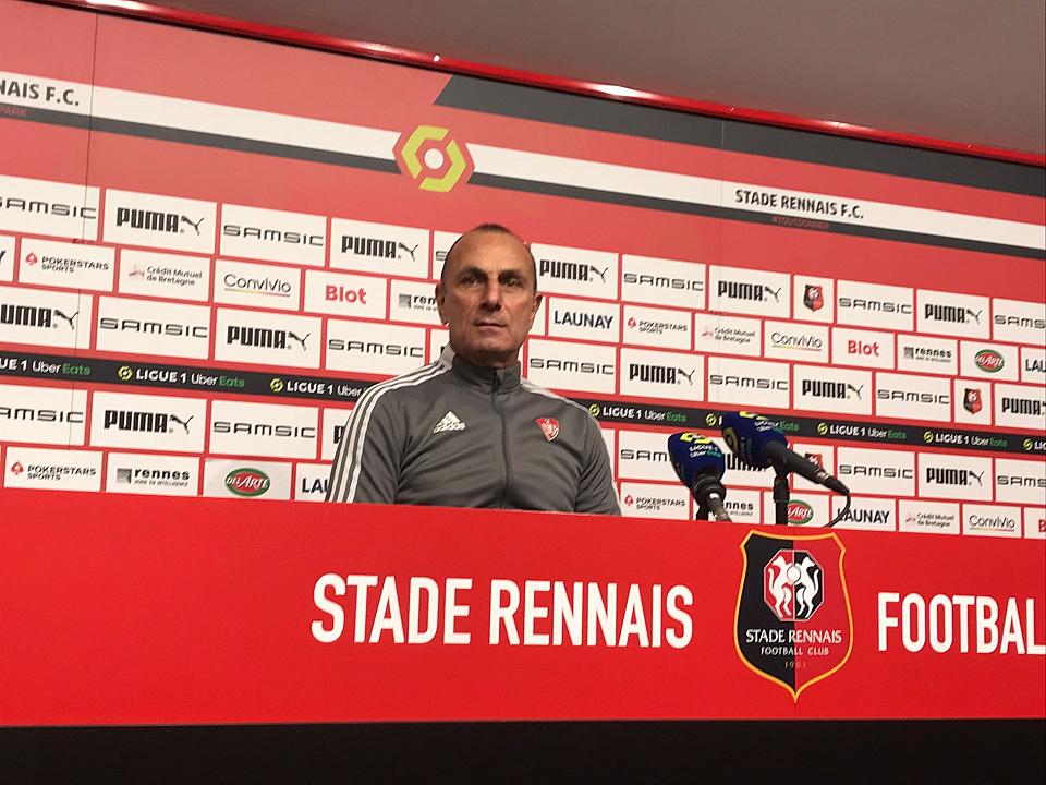 Stade rennais - Brest / Der Zakarian : « Heureusement que notre gardien fait de beaux arrêts en première mi-temps »