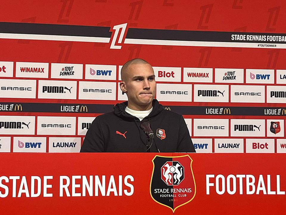 Stade rennais - Saint-Etienne / Ostigard : « Le coach est clair dans ce qu'il veut »