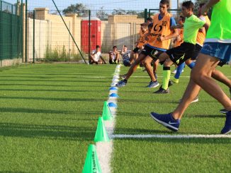 Entraînement de football